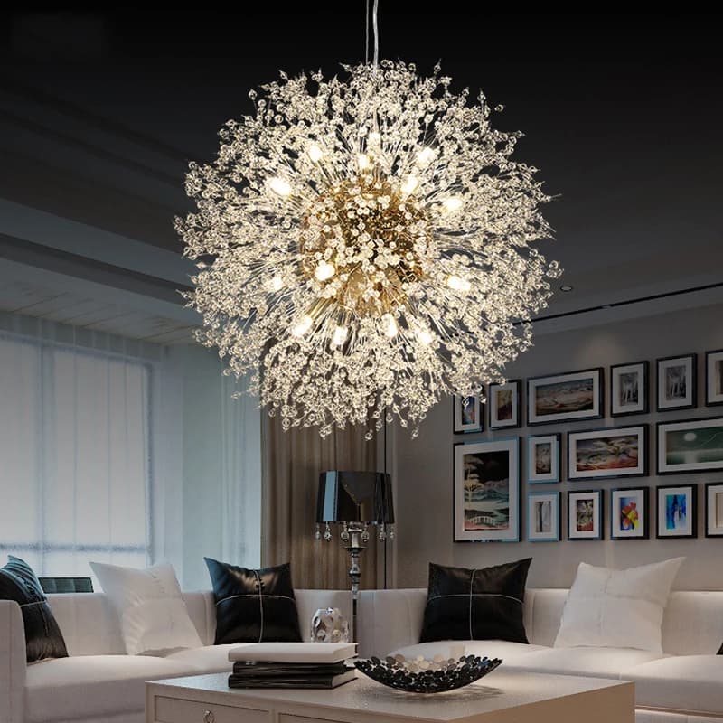 Luminaires suspendus LED modernes en forme de pissenlit pour salon, salle à manger, chambre à couche