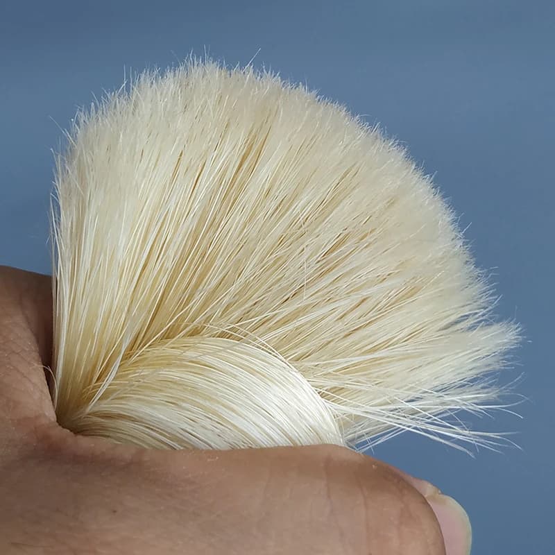 Dscosmetic KENSURFS brosse de rasage en poils de sanglier plisoft avec une bonne barbe arrière et un