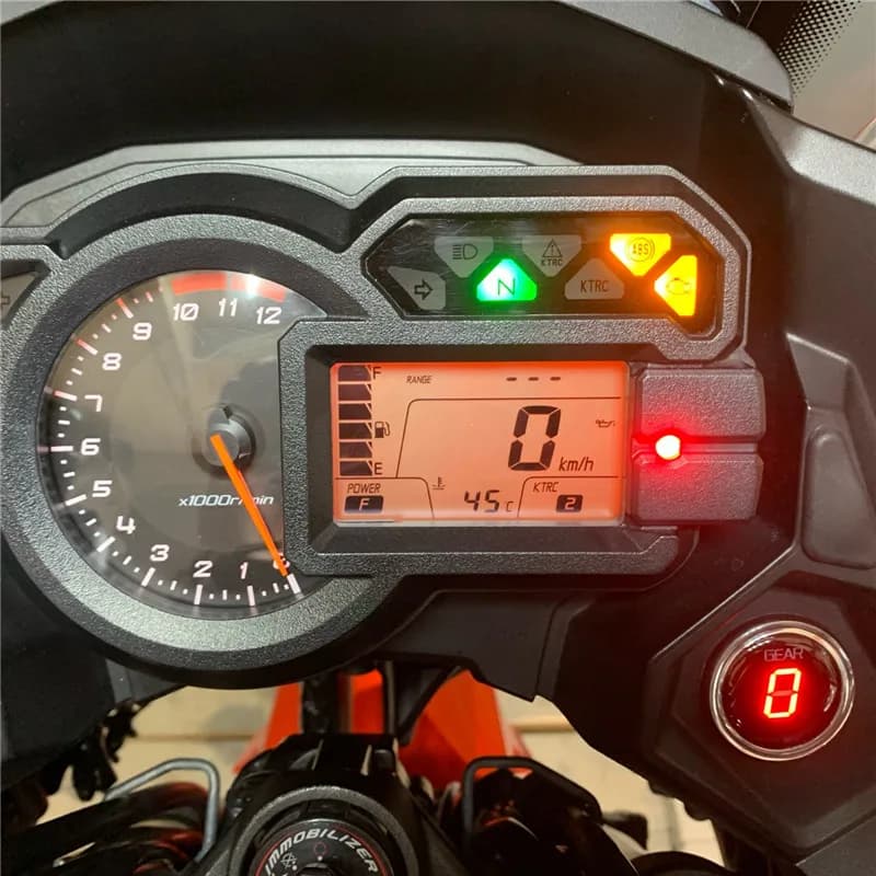 Indicateur de vitesse rond pour kawasaki versys 650 1000 2012 2013 2014 2015 2016 2017 1-6 niveaux d
