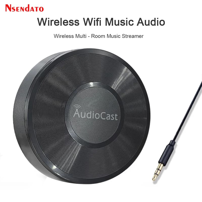 M5 AudioCast pour Airplay musique sans fil haut-parleur récepteur 2.4G WIFI Hifi musique pour DLNA A