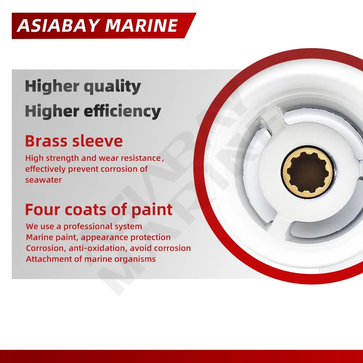 Hélice hors-bord pour Yamaha 20hp 25hp 30hp 9 7/8*13, moteur de bateau, vis en alliage d'aluminium, 