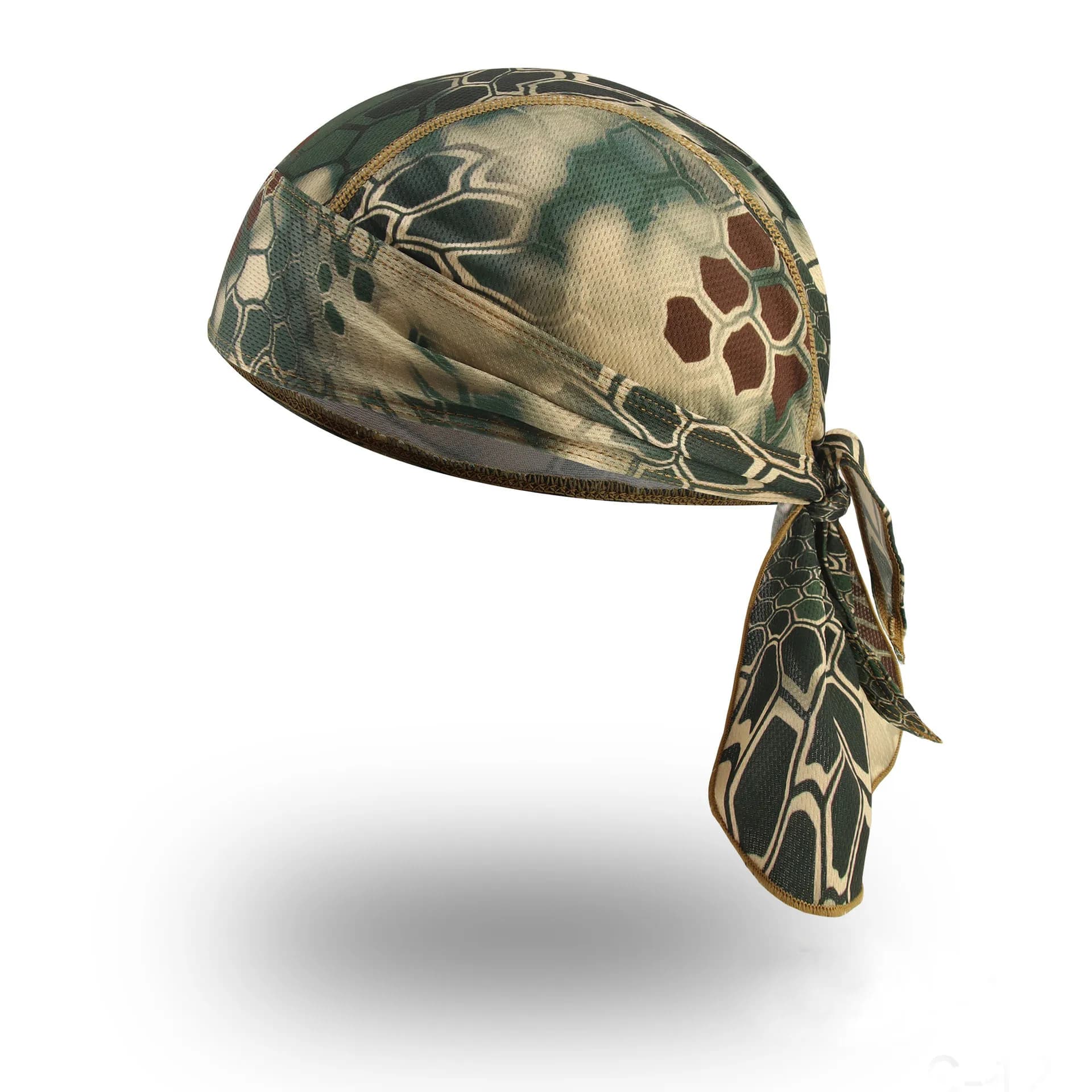 Nouveau bandeau été hommes imprimé casquette de cyclisme Protection solaire Camouflage pêche course 