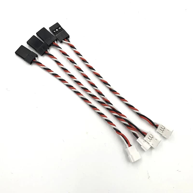 4 pièces JST 1.5mm 3 broches mâle femelle et Style JR pour Mini récepteur convertisseur de prise de 