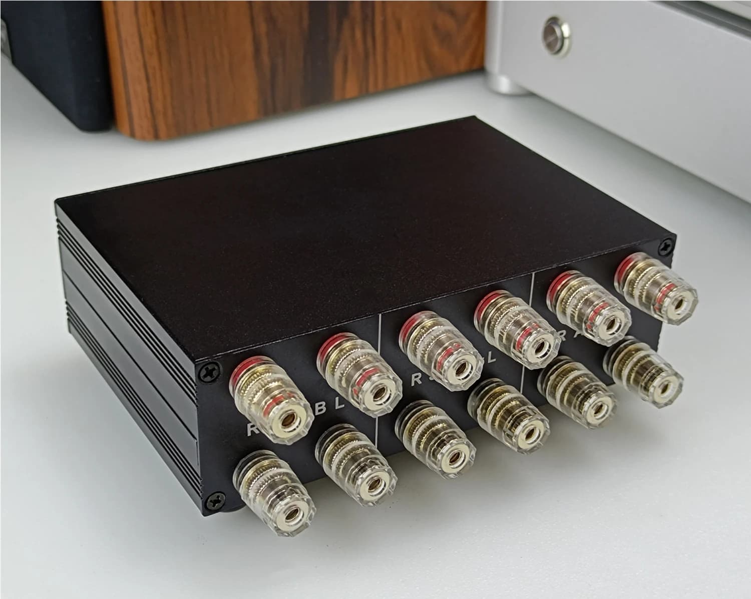 Amplificateur amplificateur/haut-parleur à 2 voies, boîte de commutation de sélection de haut-parleu