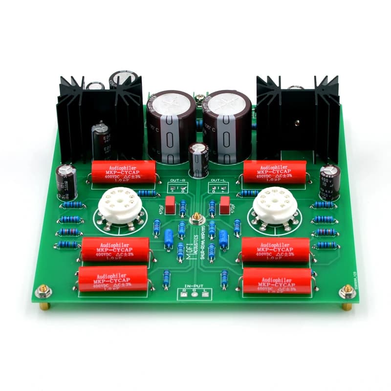 MOFI-SHURE-Amplificateur Phono Tube (MM) Peugeot RIAA-DIY et carte finie