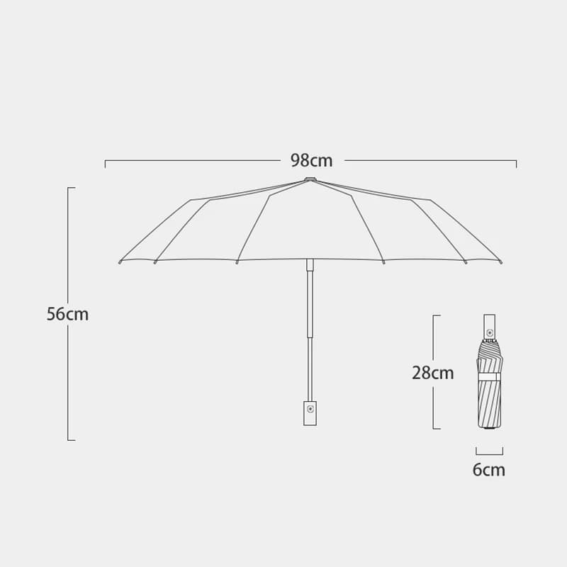 Parapluie existent avec Logo de Voiture pour Homme et Femme, Portable, Compact, Imperméable, Coupe-V