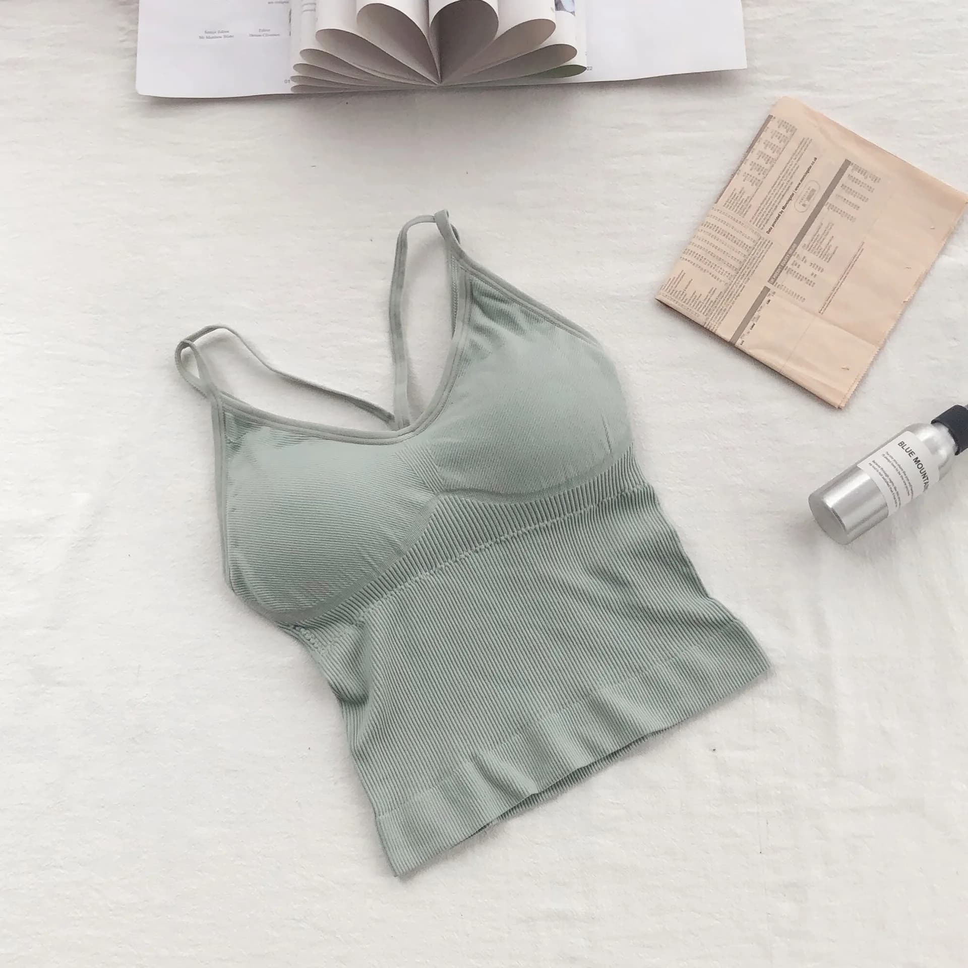 Sous-vêtements en coton pour femmes, soutien-gorge push-up, sexy, à bretelles, à la mode, solide, li