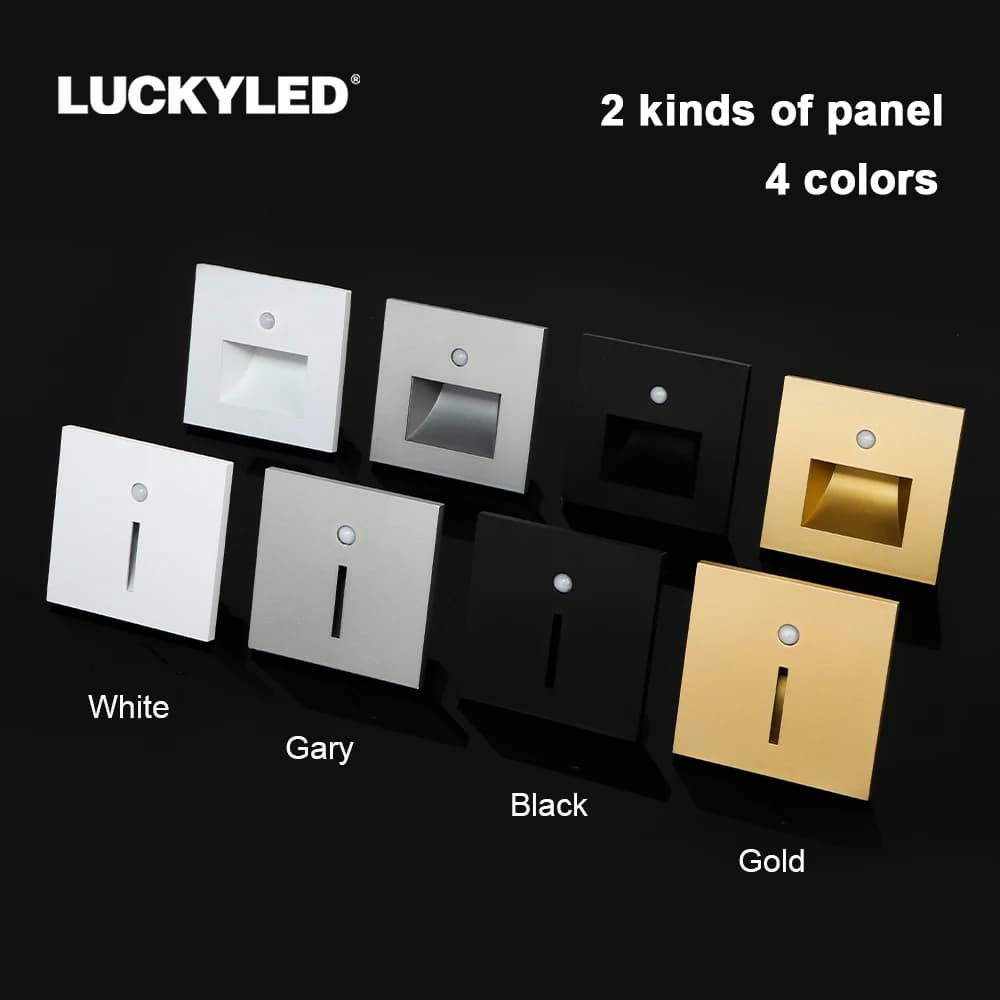 Applique murale lampe diode électroluminescente intégrée escalier couloir AC85-265V capteur détecteu