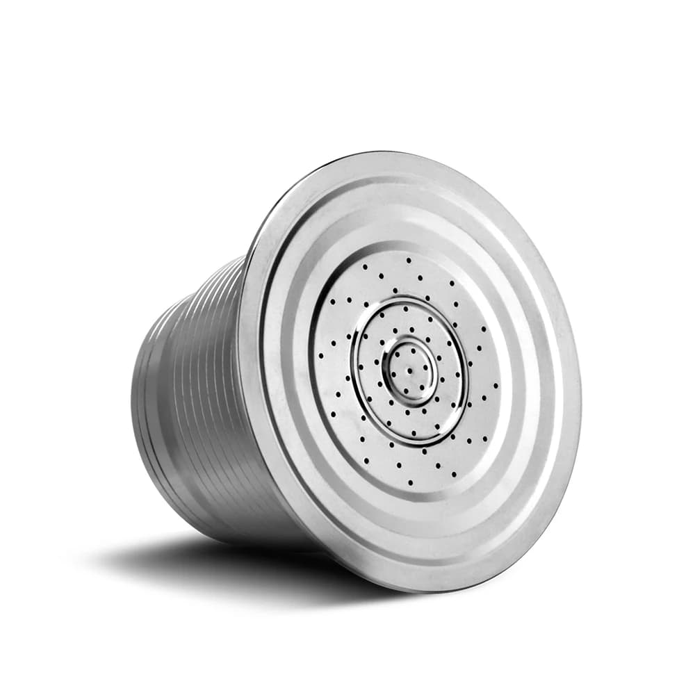 RECAFIMIL Capsule de café réutilisable en acier inoxydable dosettes de café rechargeables en métal p