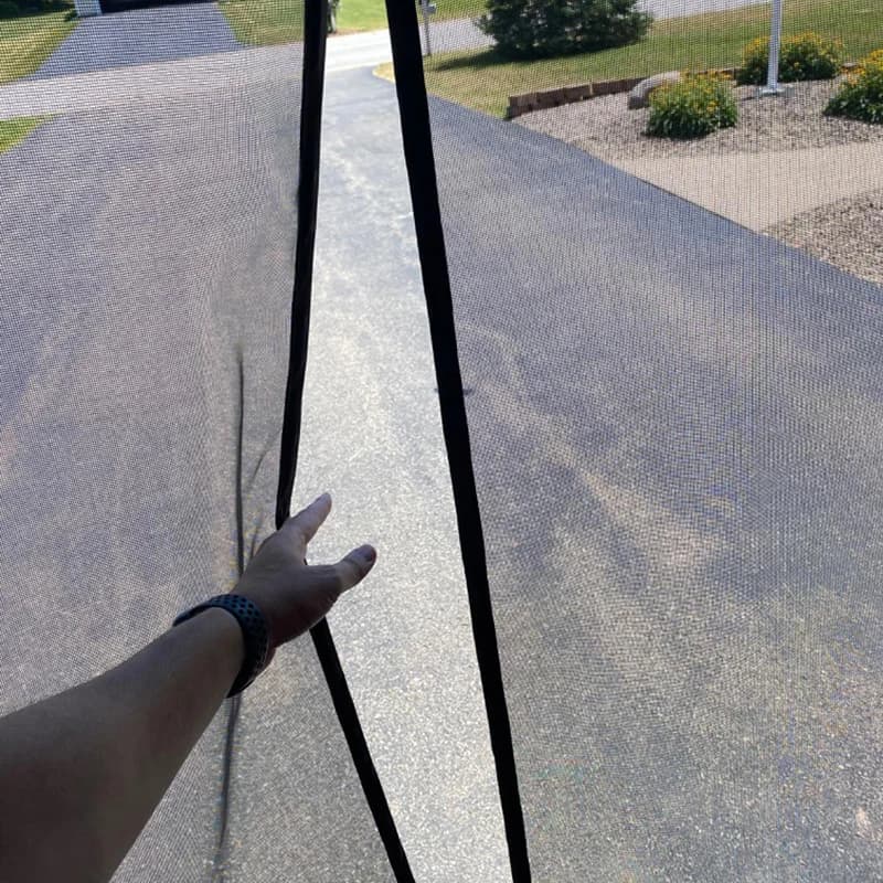 Rideau de porte de Garage magnétique de grande taille, moustiquaire de taille personnalisée, écran a