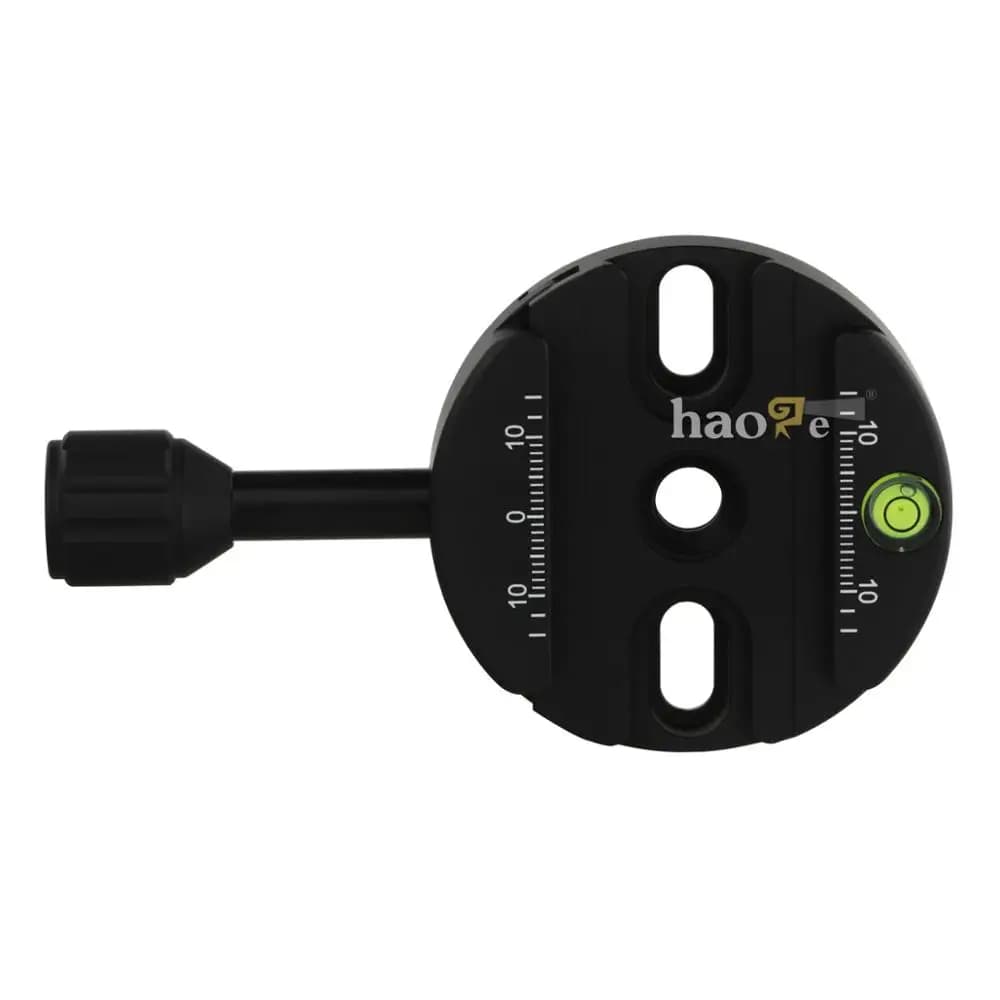 Haoge – support adaptateur de pince à vis 64mm, pour plaque QR à dégagement rapide, appareil photo, 