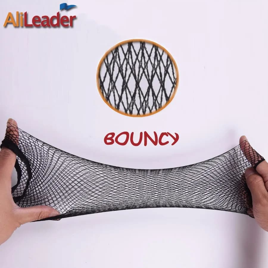 Filet à cheveux en nylon élastique pour femme, bonnet de perruque à extrémité ouverte, casquettes en