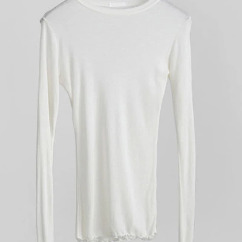 T-shirt uni à manches longues pour femmes, de haute qualité, élastique, basique, décontracté, Sexy, 