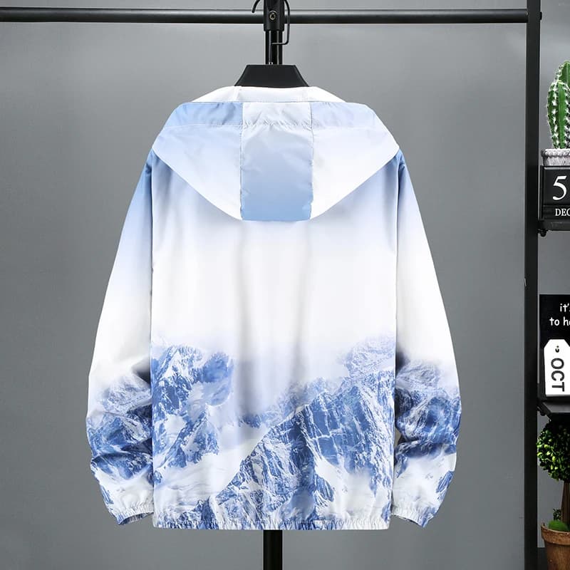 Veste Coupe-Vent à Capuche avec Fermeture Éclair pour Femme, Vêtement observateur et Fin, Combinaiso