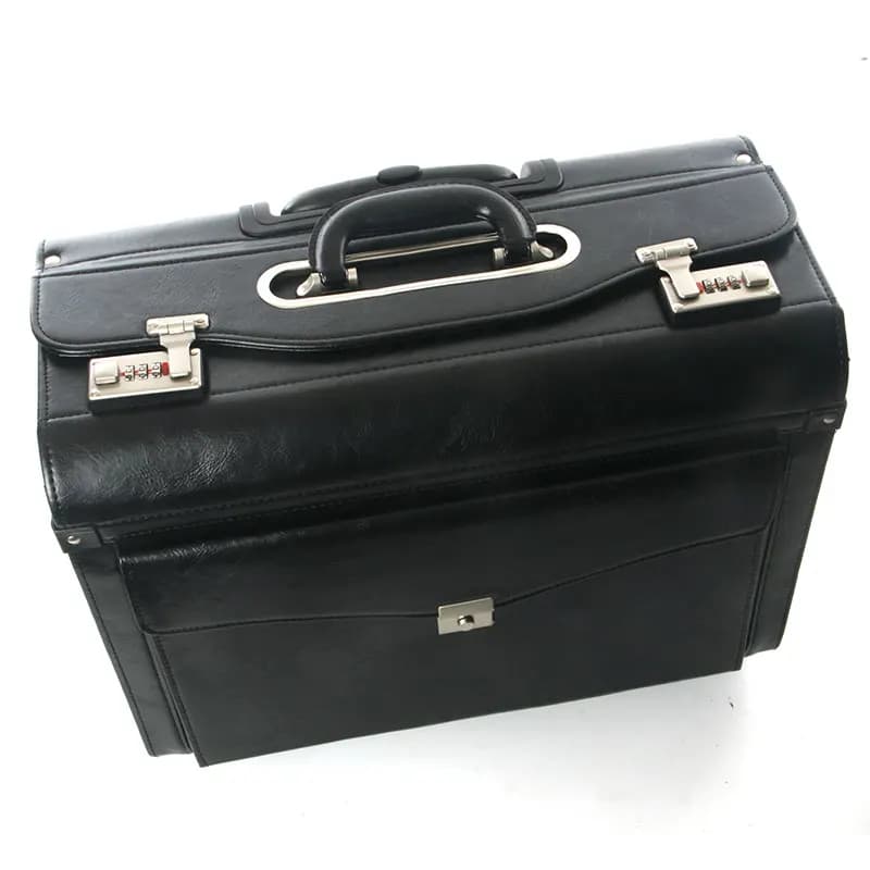 Sac à main de voyage sur roues, rétro, sac à roulettes, fourre-tout à roulettes, pour femme d'hôtess