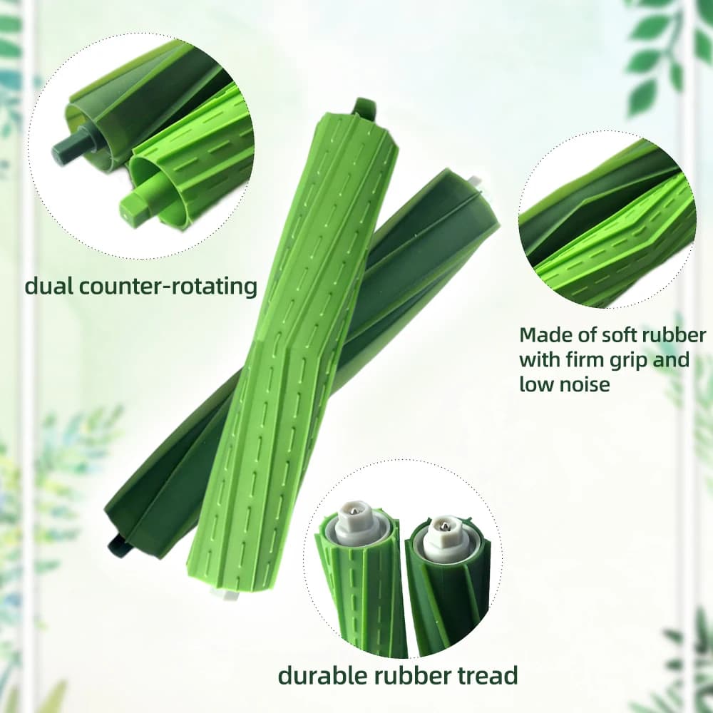 Adapté pour iRobot Roomba i3, i3+, i4, i6, i6+, i7, i7+, i8, i8+, E5, E6, E7, brosse latérale princi