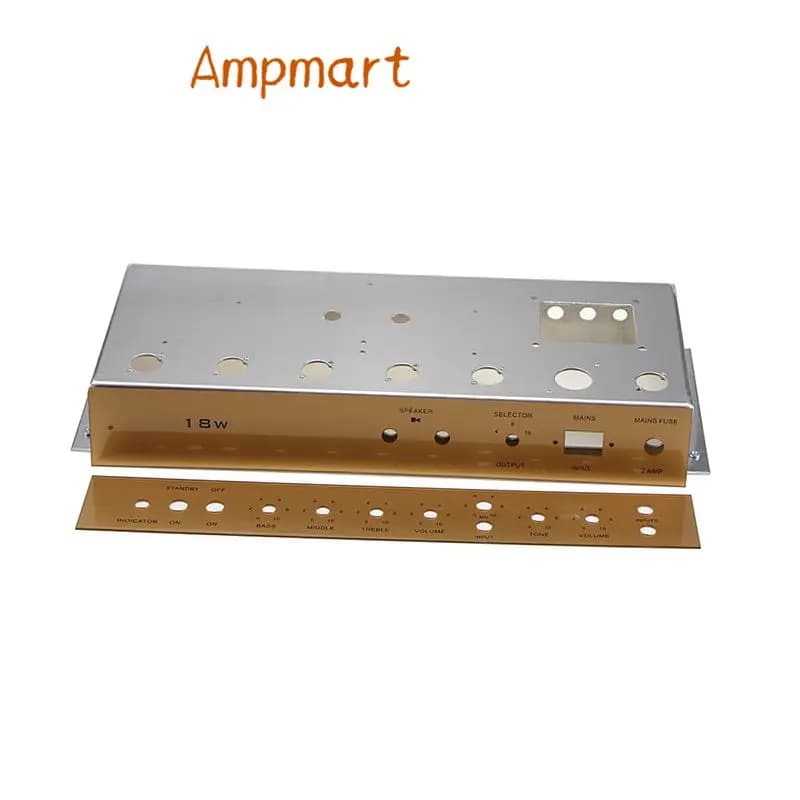Ampmart – châssis TMB en aluminium de 18 watts avec plaque frontale en acrylique, 1 pièce