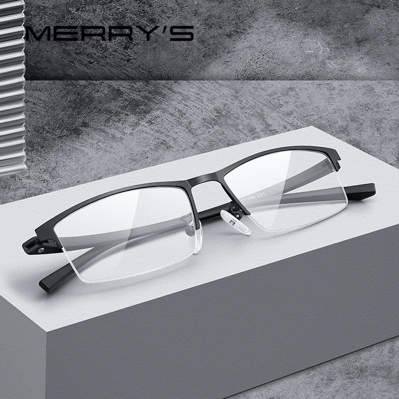 MERRYS hommes montures optiques montures de lunettes support lunettes commerciales mode lunettes cad