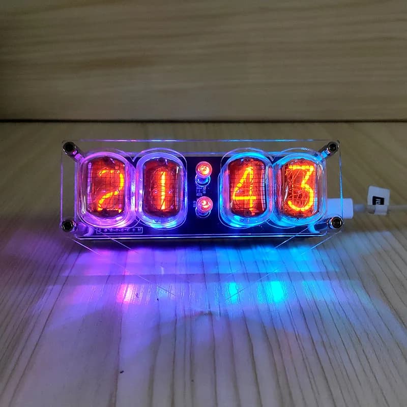Module d'horloge à Tube lumineux IN-12, avec Service de temps réseau WIFI ESP8266 IN12, horloge Nixi