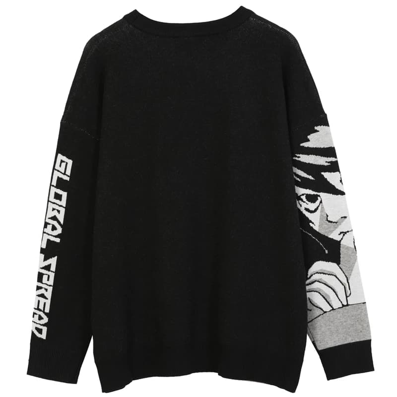 FGKKS hommes Hip Hop Streetwear Harajuku pull Vintage Style japonais Anime fille tricoté 2022 coton 