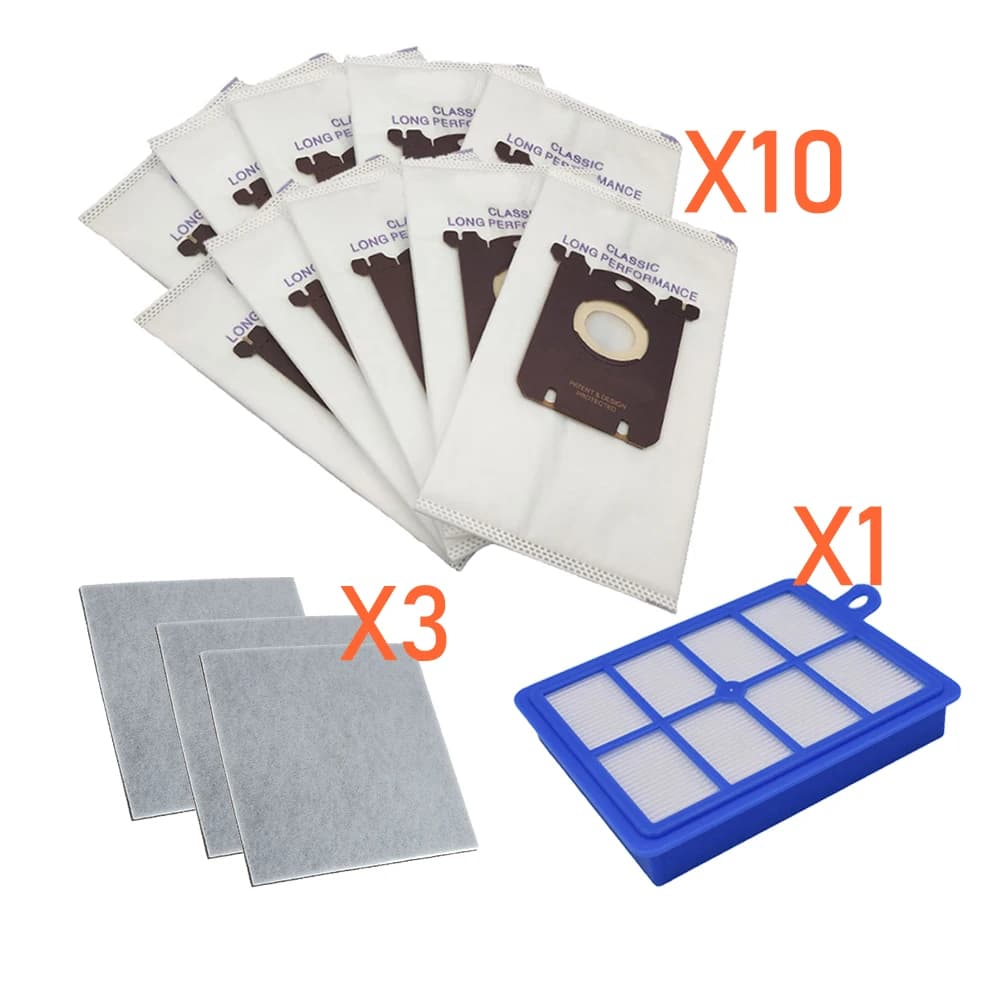 Sacs à poussière de rechange pour aspirateur Philips, H12, HEPA Pound Bag, FC9150, FC9AnthFC9010, FC