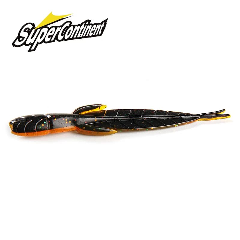 Leurre de pêche chaud supercontinent 78mm/20 pièces C-4 leurre de sangsue appât larve appât souple