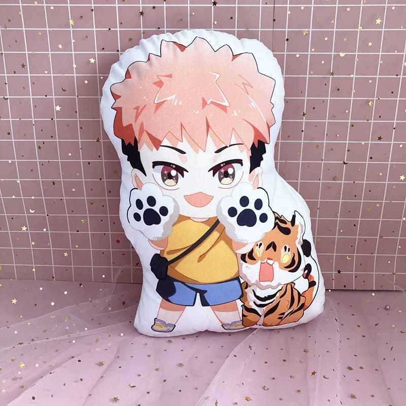 10cm Anime Jujutsu Kaisen peluche poupée Itadori Yuji Fushiguro Megumi Gojo Satoru doux coussin en p