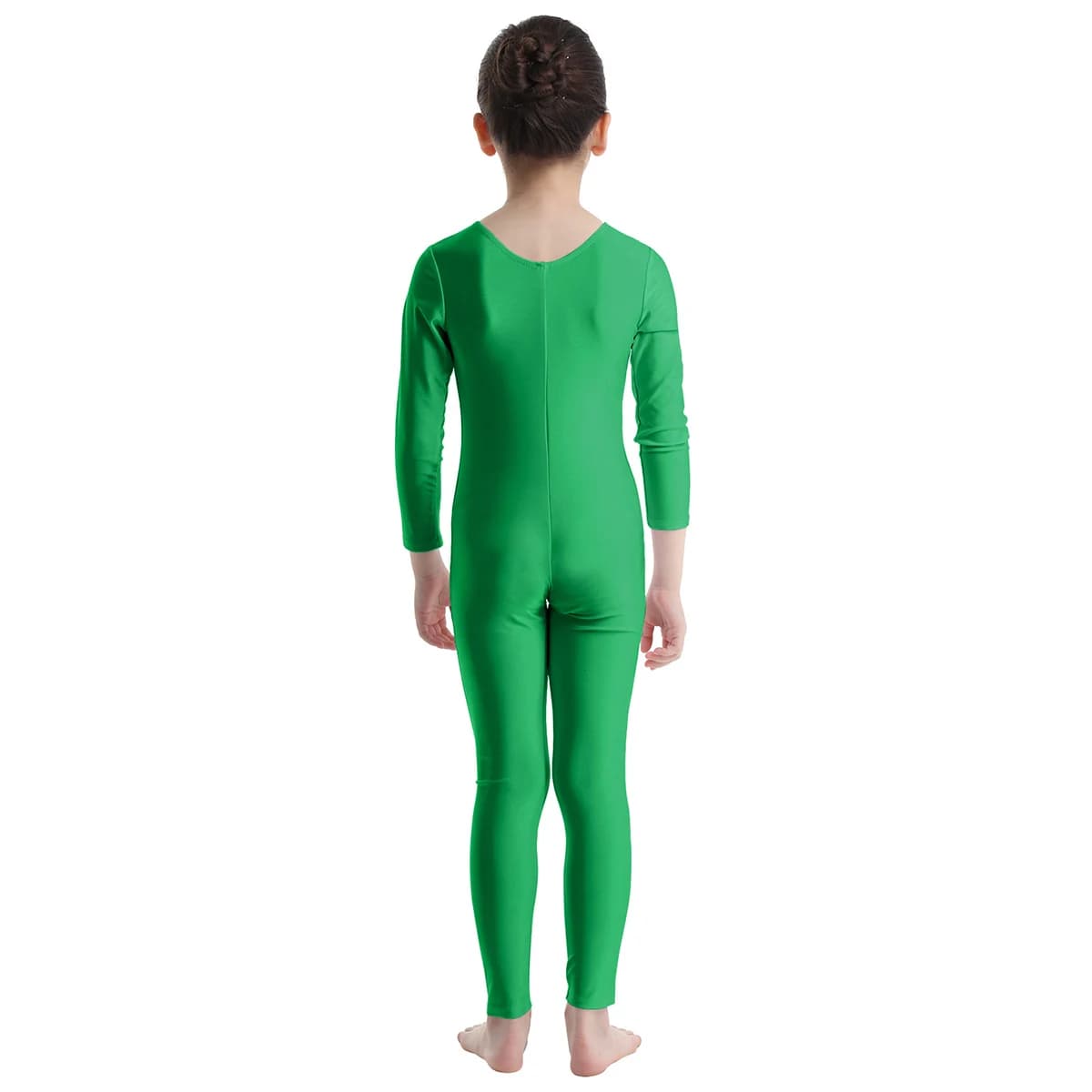 Justaucorps de gymnastique de Ballet à manches longues pour enfants filles, combinaison d'exercice d