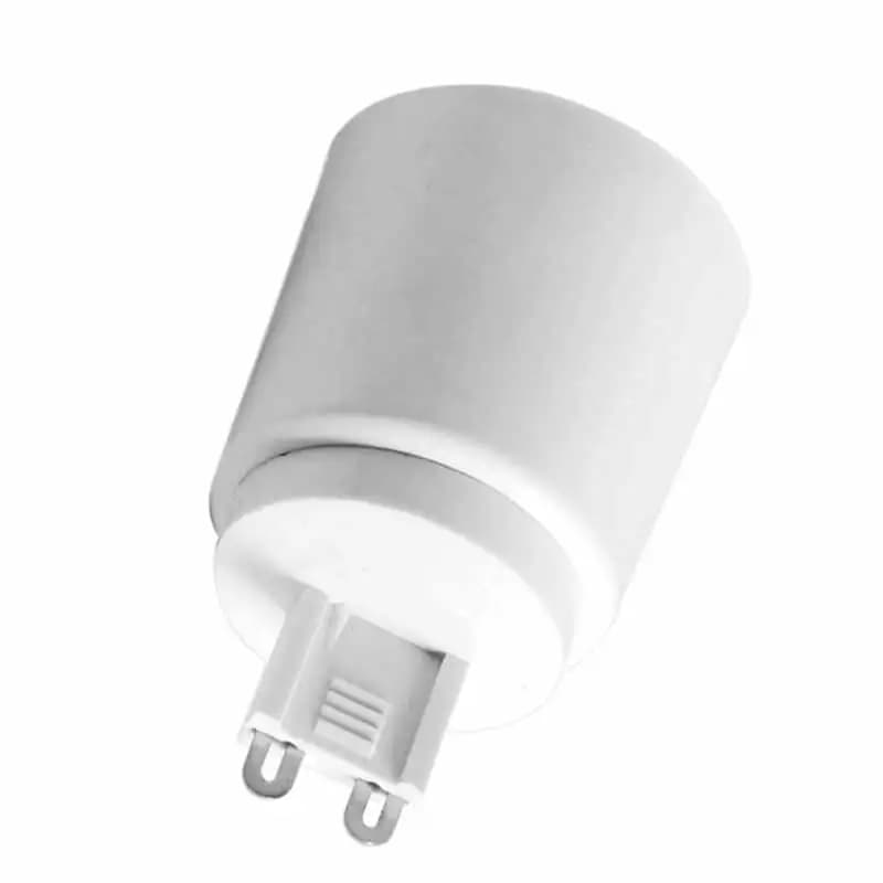 Matériau ABS de haute qualité, Base de douille G9 à E27, support de convertisseur d'adaptateur de la