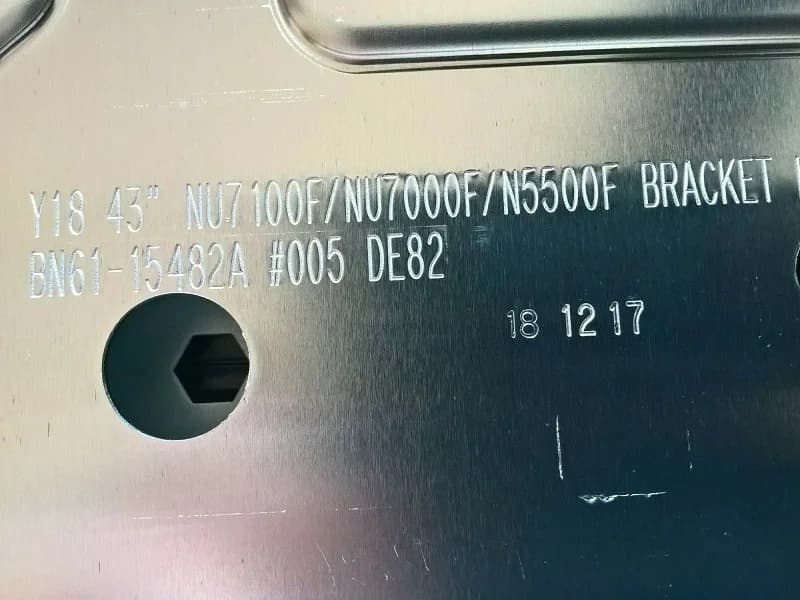 Rétro-éclairage LED pour SamsungTV UE43NU7020 UE43NU7022 UA43NU7100 UN43NU7100 UE43NU7100 UN43RU7100