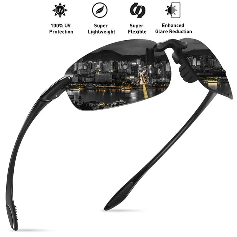 JULI matrice classique sport lunettes de soleil pour hommes et femmes conduite et course sans montur