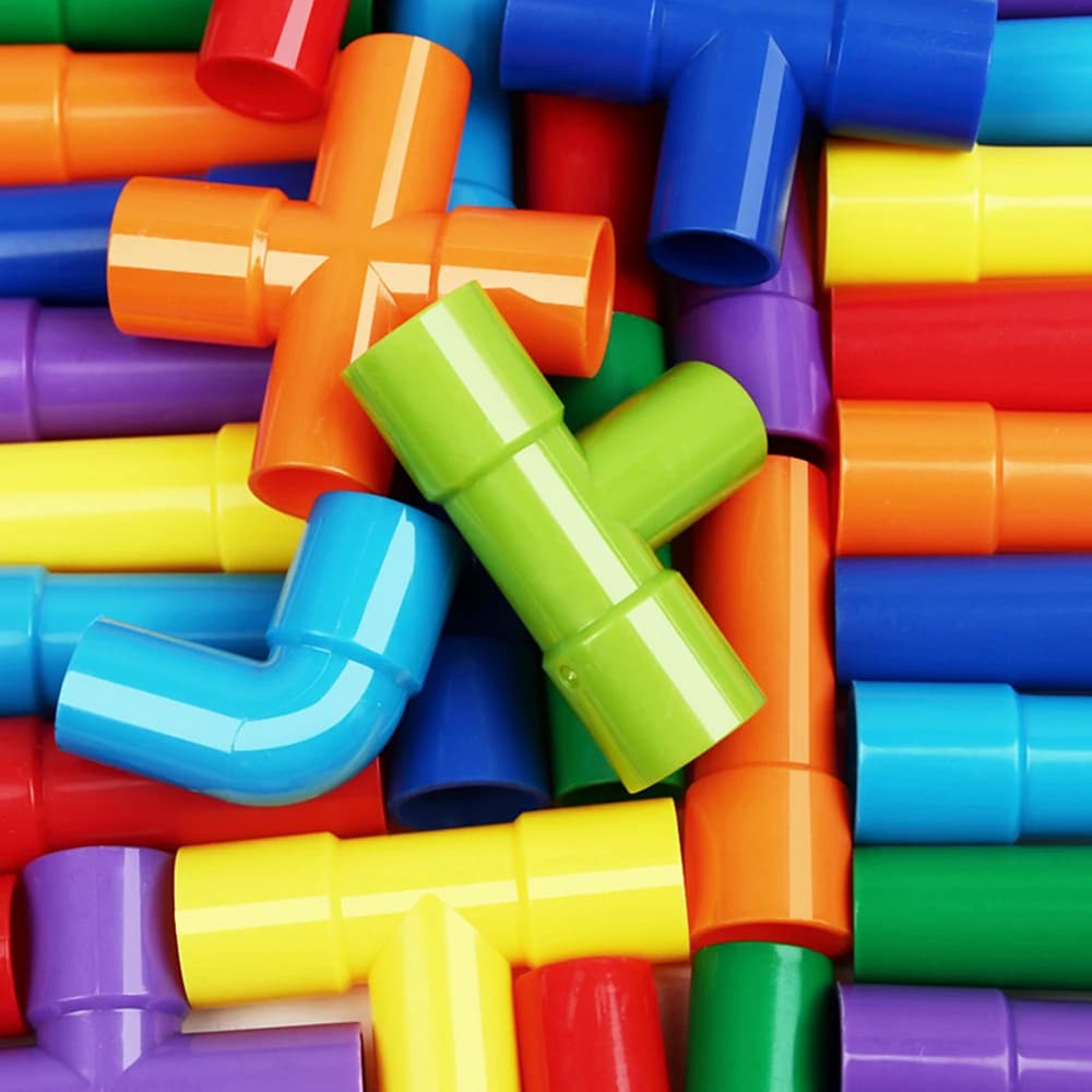 Bricolage blocs de Construction d'eau jouets Montessori tuyau d'eau blocs de Construction jouet conc