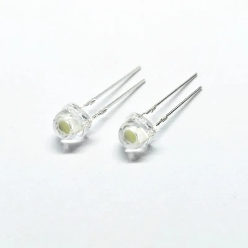 LED 5V 12v 5mm 3mm perle SMD f5 f3 chapeau/lampe ronde dip LED USB voiture lumière blanc rouge vert 