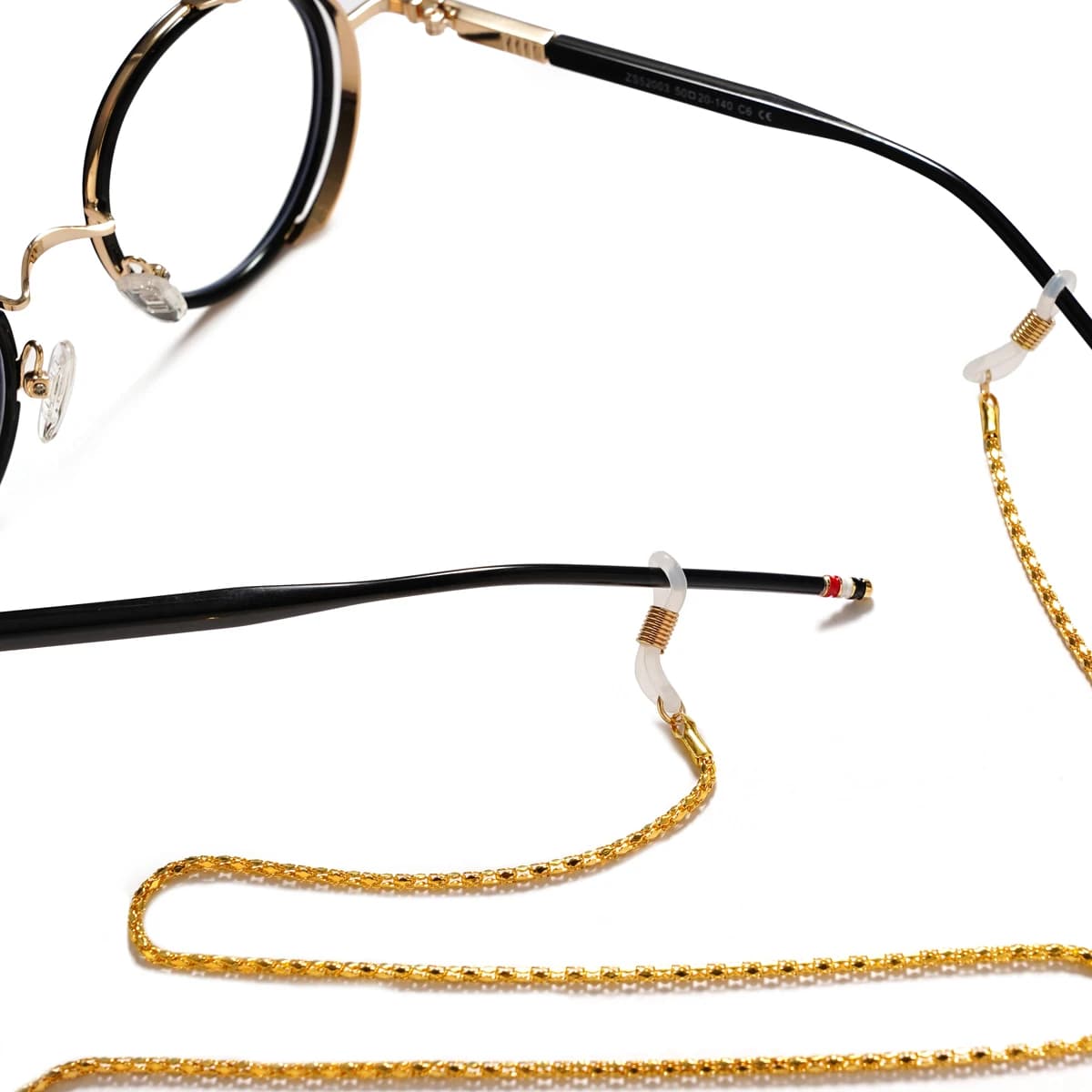 Chaîne de lunettes de lecture à la mode pour femmes, cordons de lunettes de soleil en métal, lanière