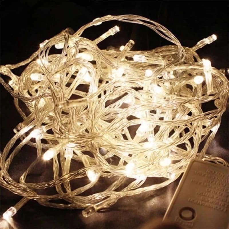 Guirlande lumineuse LED 100 LED 10M 110V/220V, étanche, pour Noël, arbre de Noël, chaîne lumineuse f