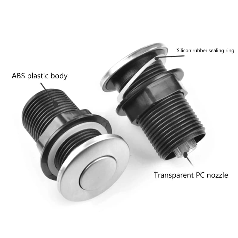 Interrupteur à bouton pression d'air, bouton marche/arrêt, pour le bain, Spa, tube à Jet, Kit de bou