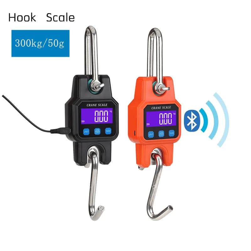 Balance de grue Compatible Bluetooth 300kg/50g, Rechargeable, Portable, suspendue, à crochet industr