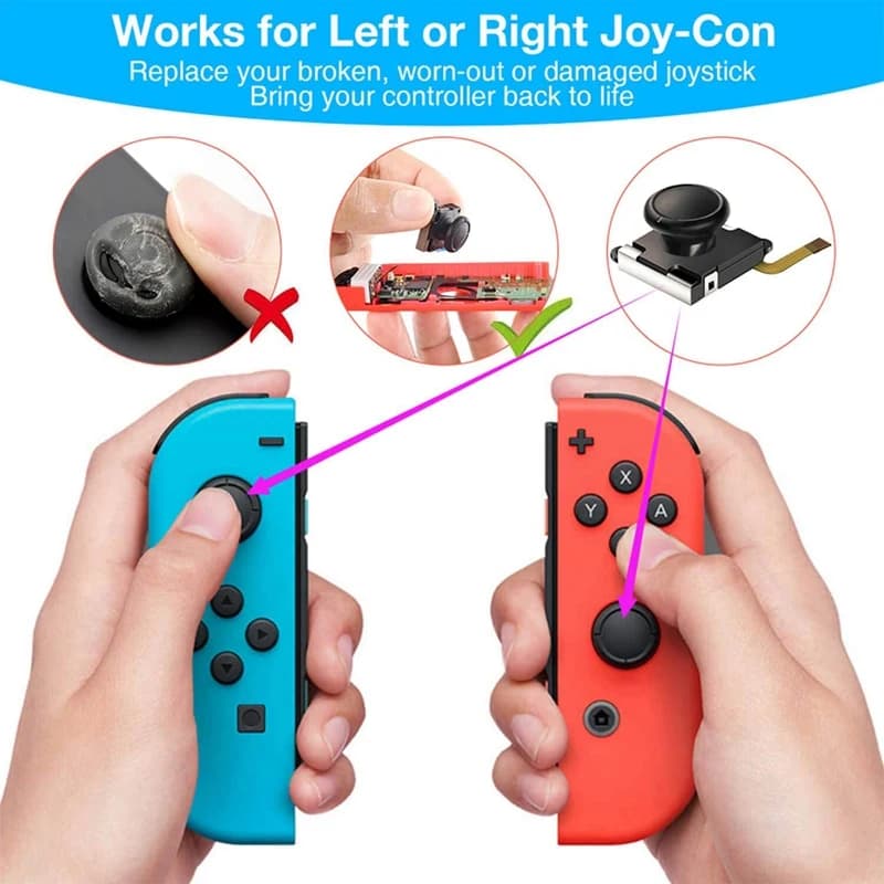 Kit de remplacement de Joystick Joycon 25 en 1, pour Nintendo Switch Ns, contrôleur gauche droite, p