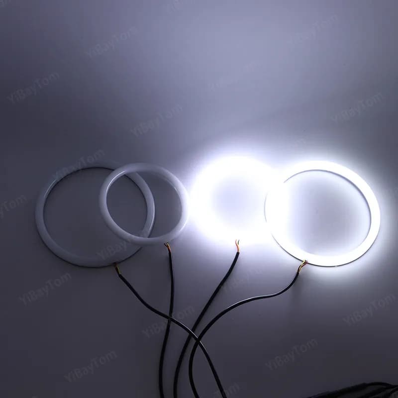 Kit DRL d'anneau d'oeil d'ange LED de commutation de lumière en coton SMD pour BMW E60 E61 LCI 528i 