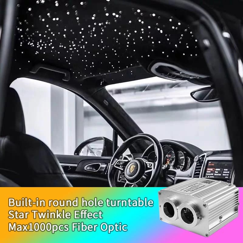 ciel etoile plafond Ciel étoilé LED scintillant de 16w pour voiture, éclairage d'intérieur pour toit