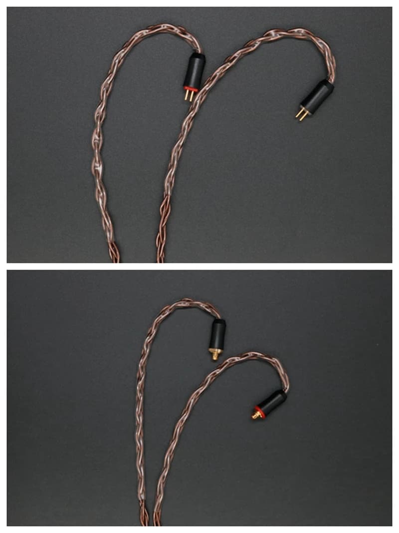 IvipQ – câble de mise à niveau pour écouteurs en cuivre monocristallin, 8 cœurs, 2.5mm/3.5mm/4.4mm, 