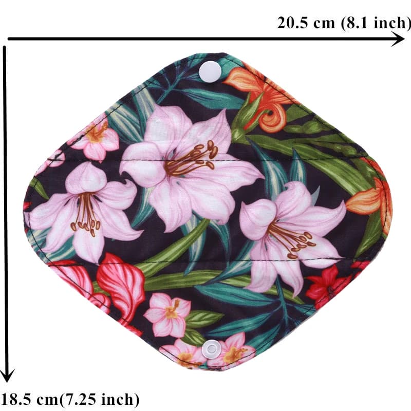 Coussinets hygiéniques réutilisables en Fiber de bambou, 10 pièces, serviettes hygiéniques féminines
