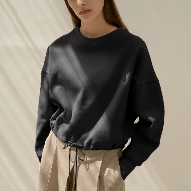 Respzed-Sweats à capuche à manches longues pour femmes, Sweat-shirt décontracté, Solide, Proximité, 