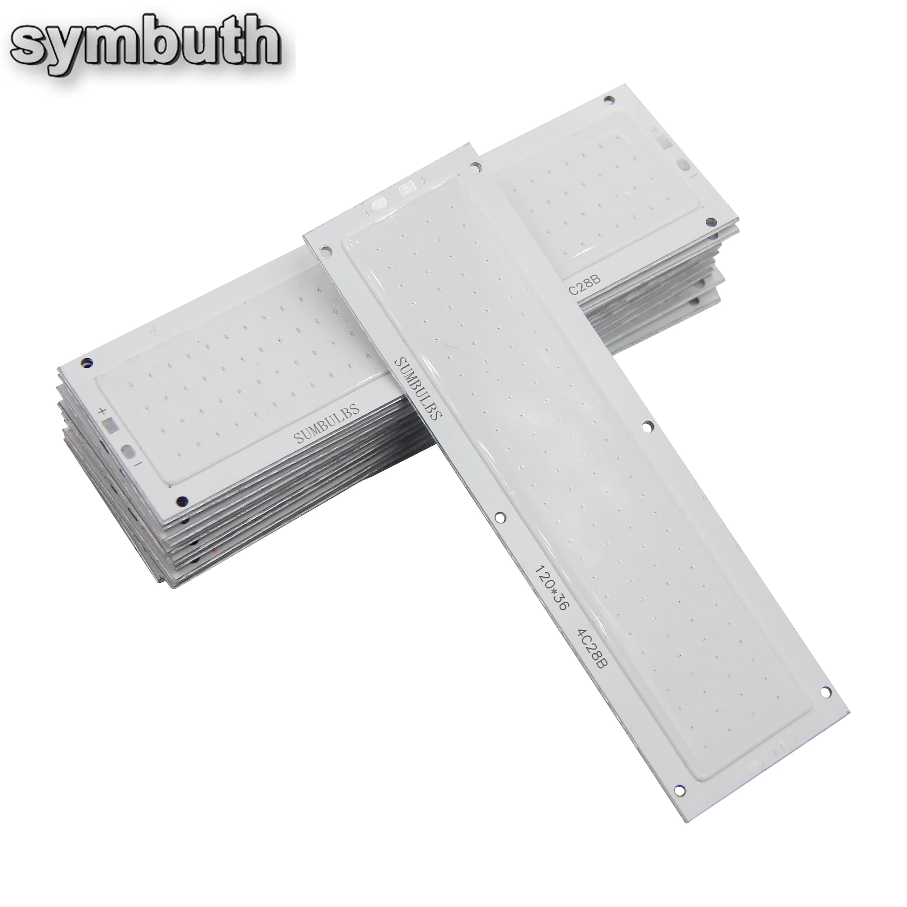 Bande de Source de Lumière LED COB 12W pour Éclairage de Voiture, Panneau d'Ampoule, Blanc Chaud, Na