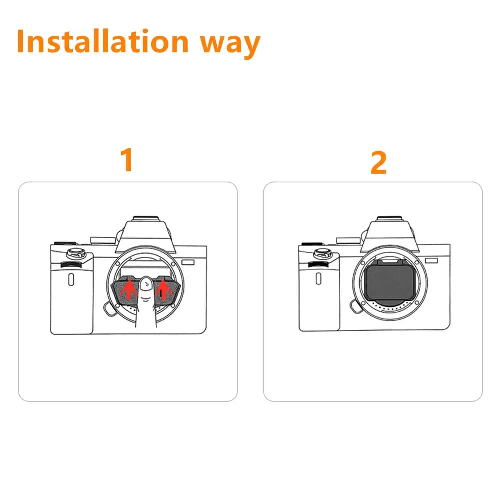 Filtre d'objectif CMOS à clipser MC UV ND8 ND16 ND32 ND64 ND1000, filtre de nuit pour Sony A7R II II