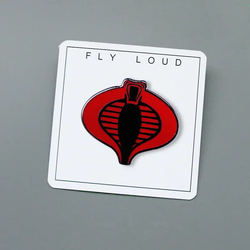 Badge symbole GI Joe Cobra, accessoires de bijoux de film