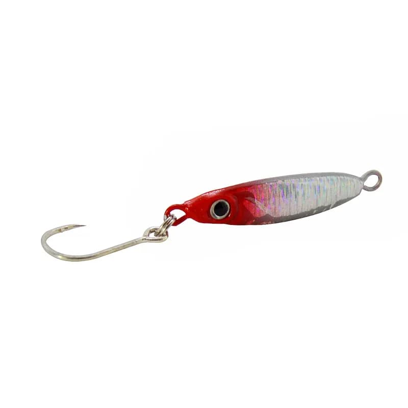 Leurre Élde type micro jigbait avec hameçon unique, appât Élidéal pour la pêche depuis le rivage, 3/