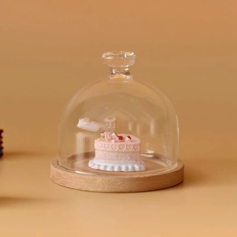 Maison de poupée 1:12 bocal à bonbons Miniature verre à Dessert plateau à fruits, décor de maison de