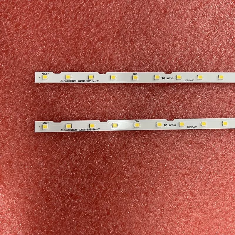 Bande de rétro-éclairage LED, 2 pièces, pour Samsung UE49RU7100 UN49RU7100 UE49NU7100 UN49NU7100 UA4