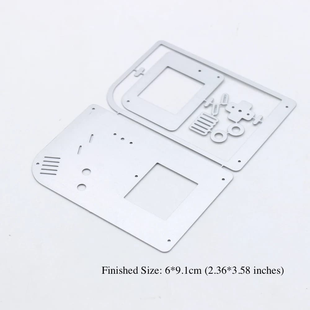 KSCRAFT rétro Game Boy Shaker matrices de découpe en métal pochoirs pour bricolage Scrapbooking déco